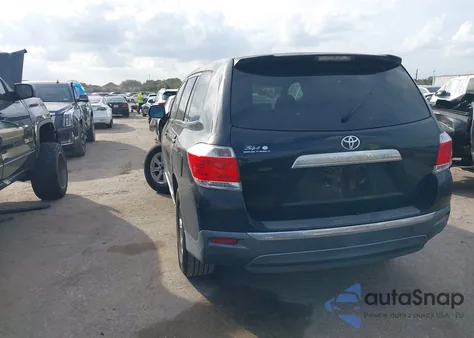 2013 Toyota Highlander Base V6 из США, поврежденный, VIN 5TDZK3EH6DS142146